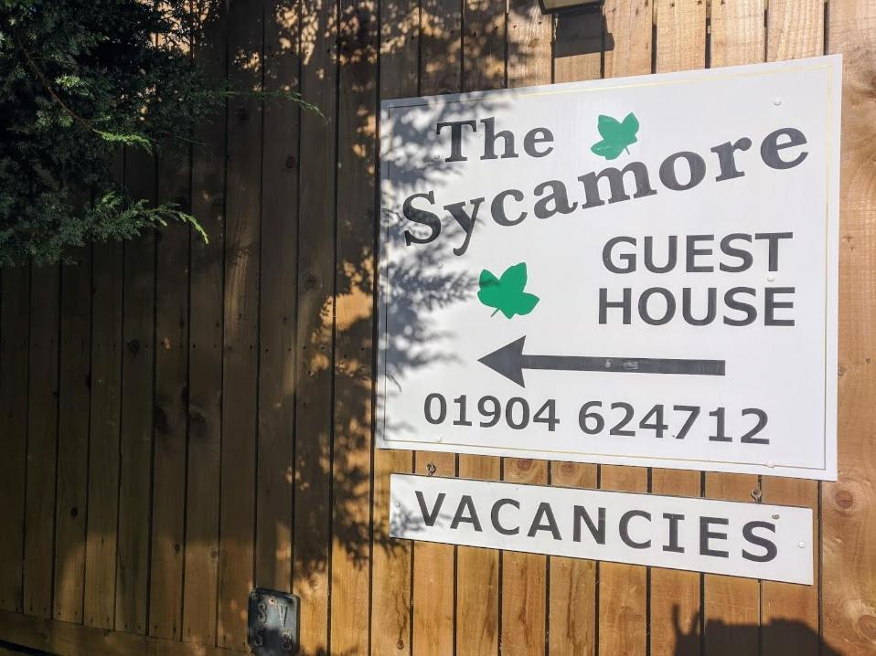 The Sycamore Guest House York Kültér fotó